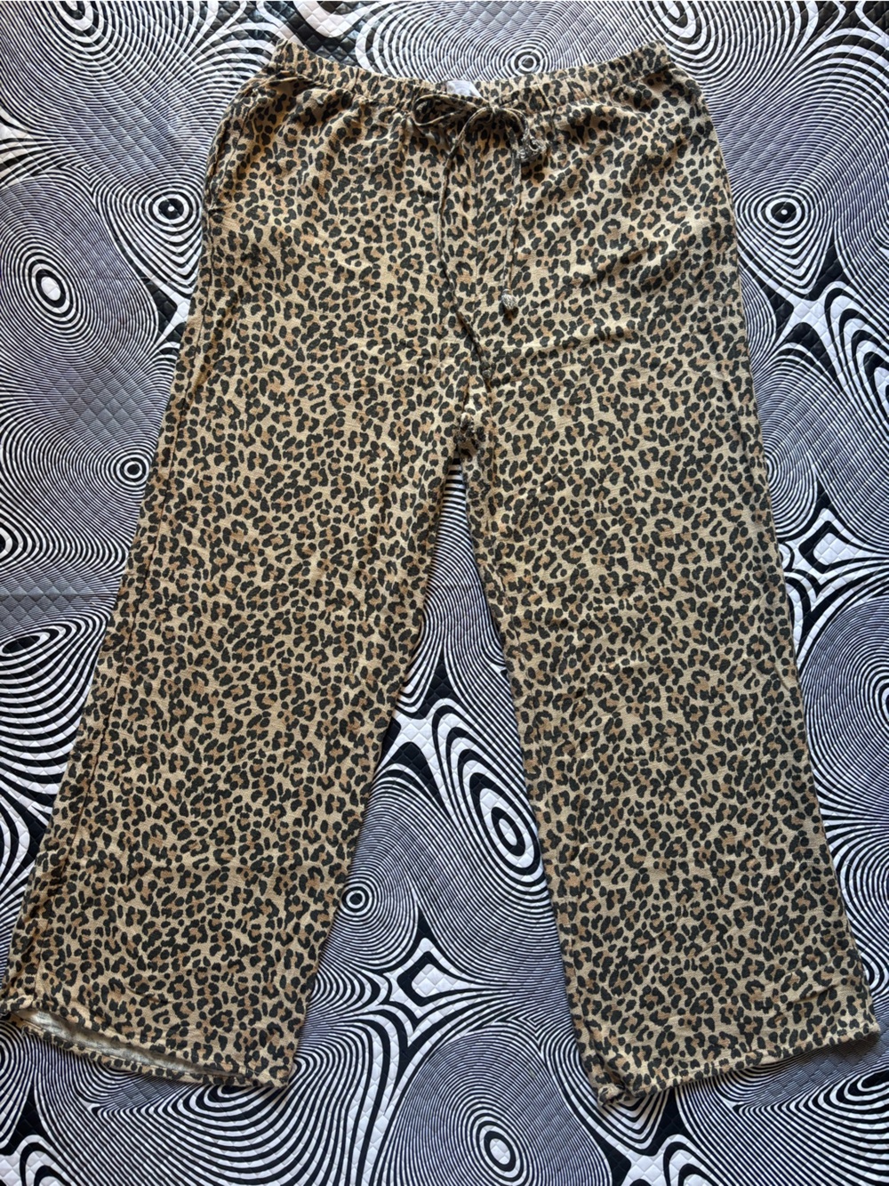 Boho Leopard Print Soft Pants